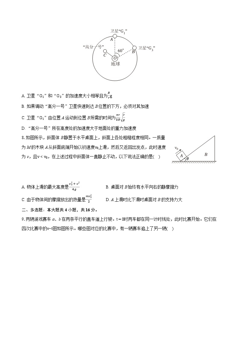 2022-2023学年云南省玉溪师范学院附中高一（下）期末物理试卷（含详细答案解析）03