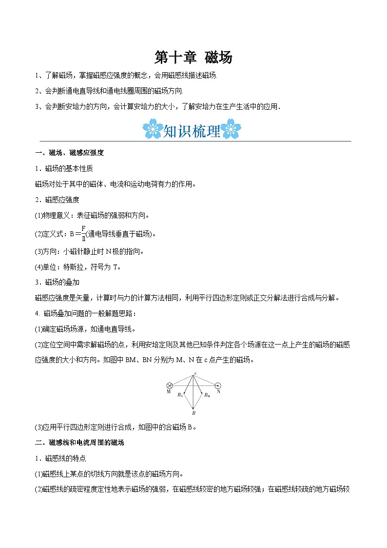 第十章 磁场（解析版）第1页