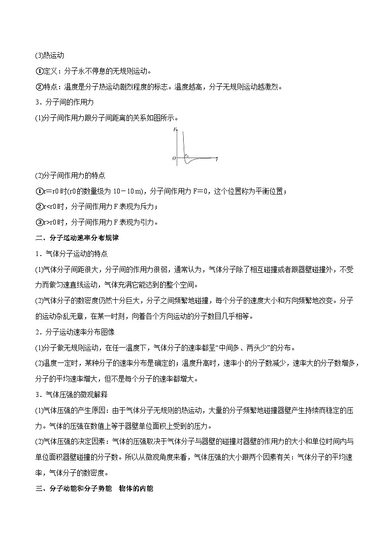 备战2024年高考物理一轮重难点复习讲义 第16章+ 热学【全攻略】02