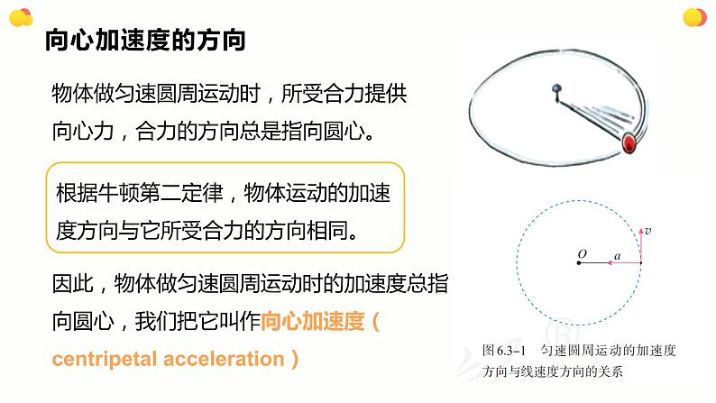 人教版（2019）高中物理必修第二册第六章第3节《向心加速度》课件第4页