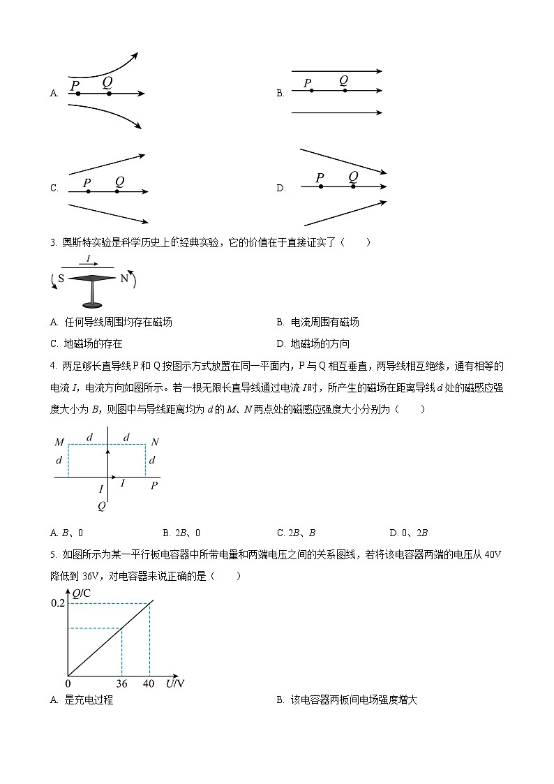 2024汕头澄海区高二上学期期末考试物理含解析02