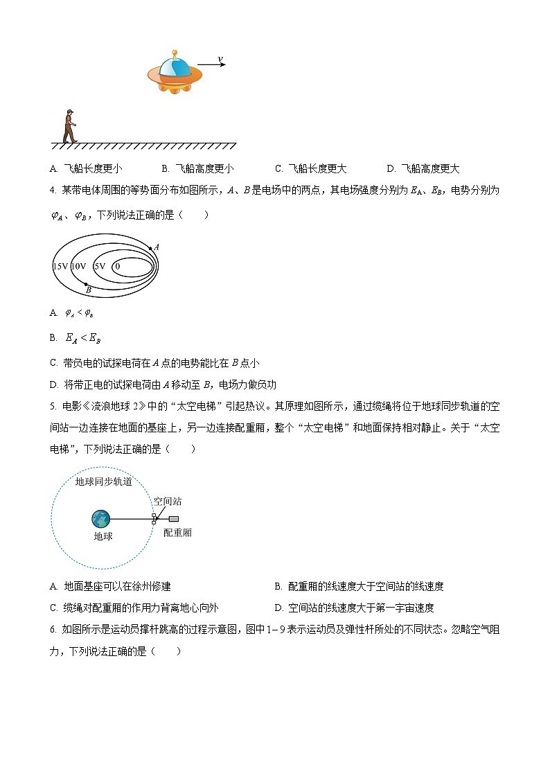2022-2023学年江苏省徐州市铜山区高一下学期期中物理试题（选择考）02