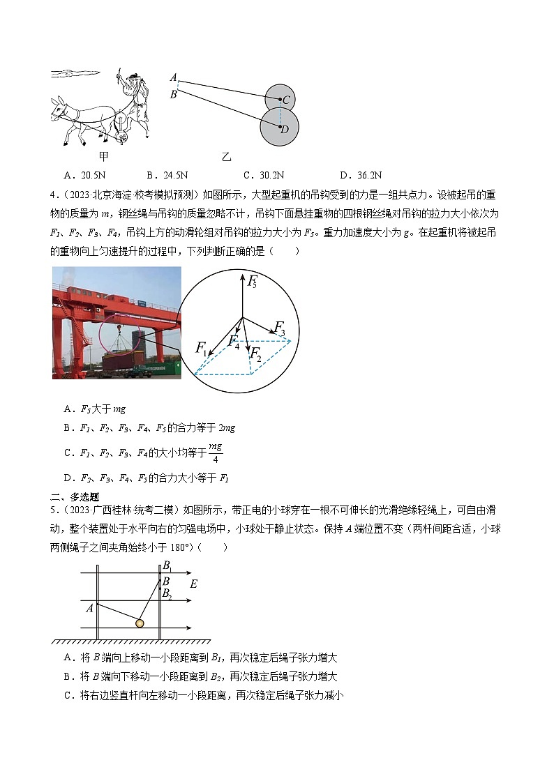 重难点01 力与物体的平衡-2024年高考物理【热点·重难点】专练（新高考专用）03