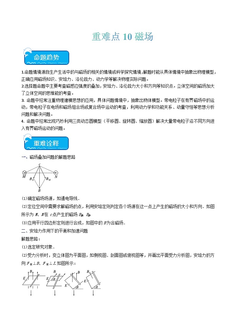 重难点10 磁场（解析版）第1页