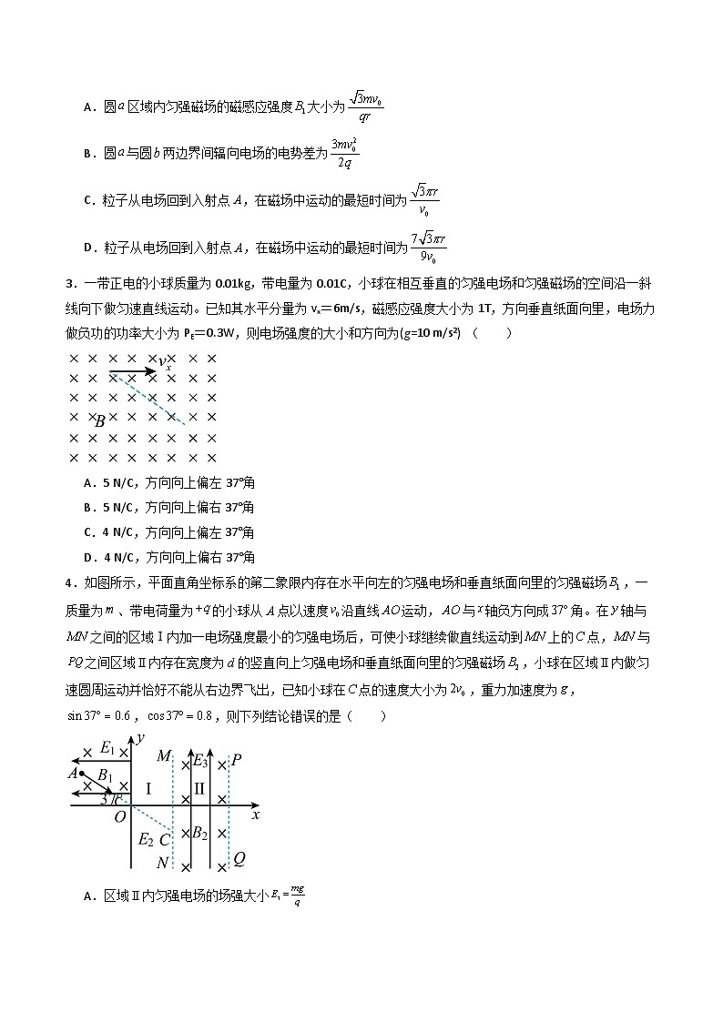 重难点11 带电粒子在组合场、叠加场中的运动-2024年高考物理【热点·重难点】专练（新高考专用）03