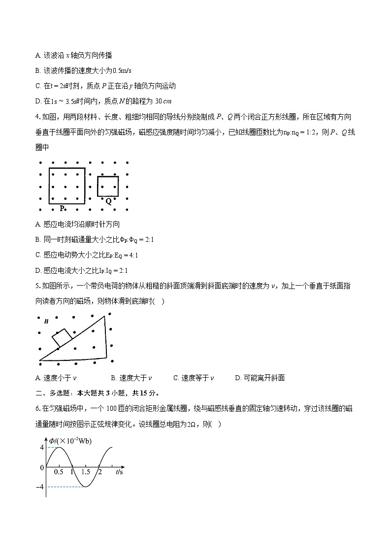 2022-2023学年天津市河北区高二（下）期末物理试卷（含详细答案解析）02