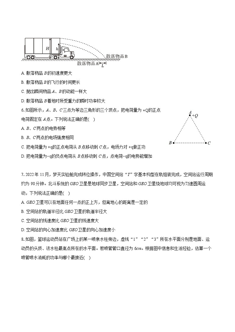 2022-2023学年天津市新四区示范校高二（下）期末物理试卷（B卷）（含详细答案解析）第2页