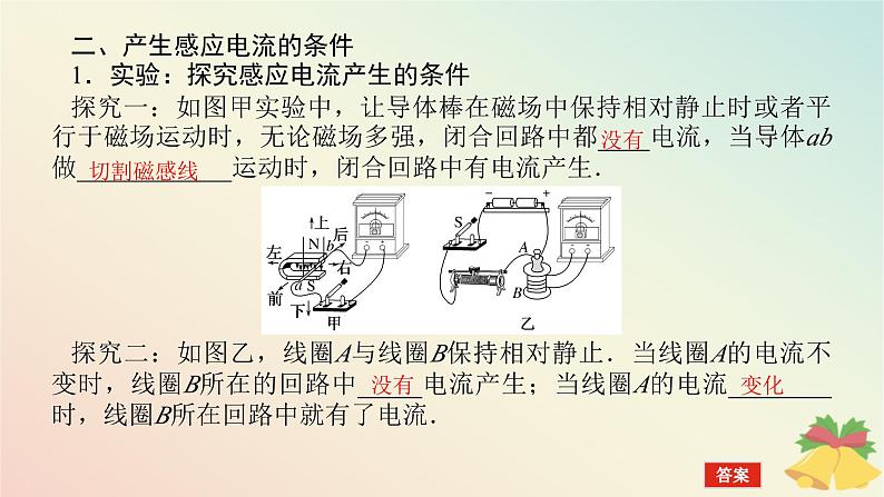 2024版新教材高中物理第十三章电磁感应与电磁波初步3.电磁感应现象及应用课件新人教版必修第三册06