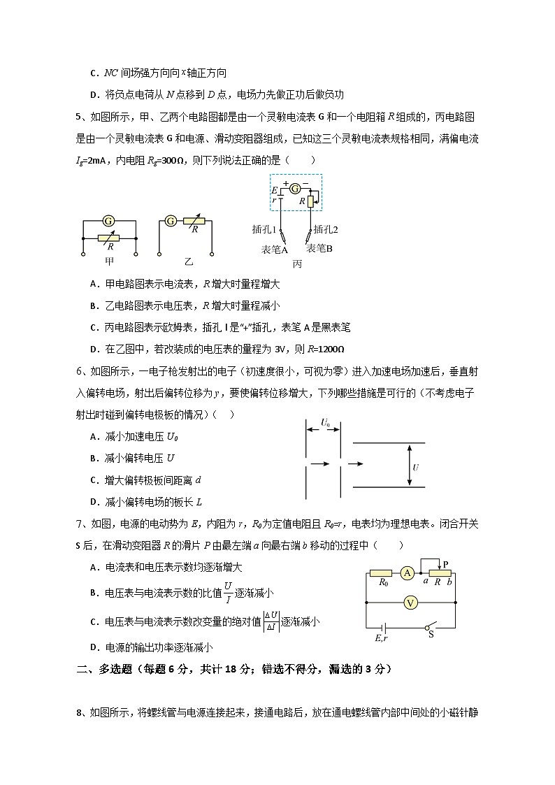 四川省眉山市彭山区第一中学2023-2024学年高二下学期开学考试物理试题第2页