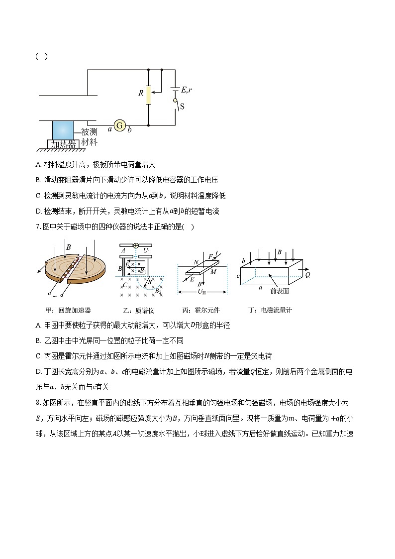 2023-2024学年福建省福州第一中学高二（上）期末考试物理试卷（含解析）第3页