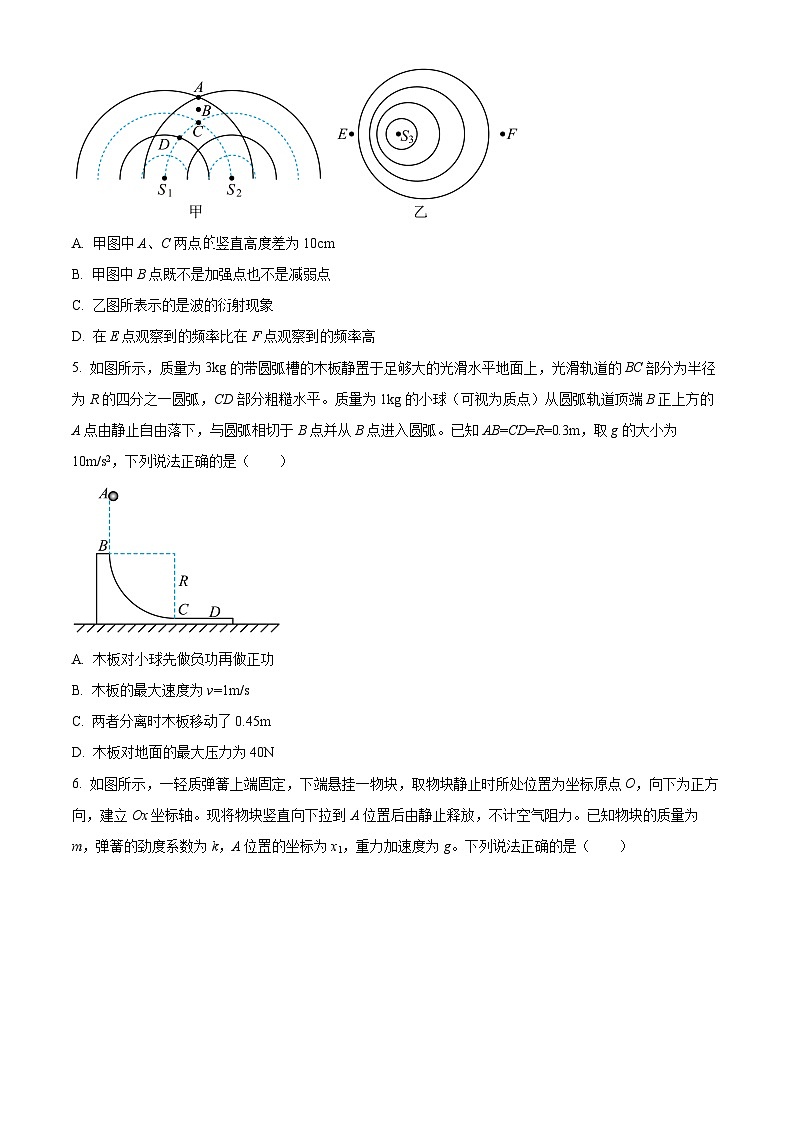 安徽省六安第一中学2023-2024学年高二上学期期末考试物理试卷（Word版附解析）02