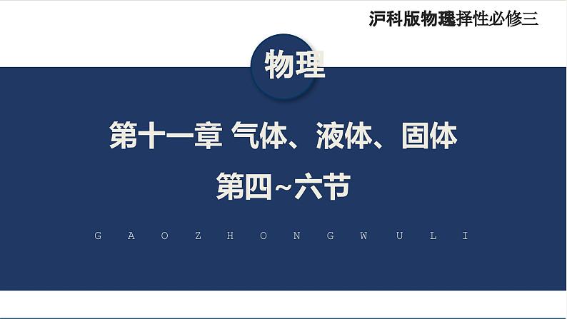 11.4~11.6 气体、液体和固体（课件）第1页