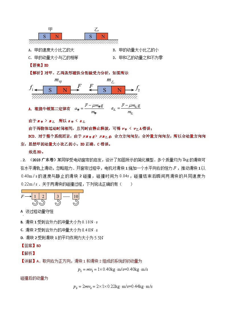 专题07 动量（解析版）第2页