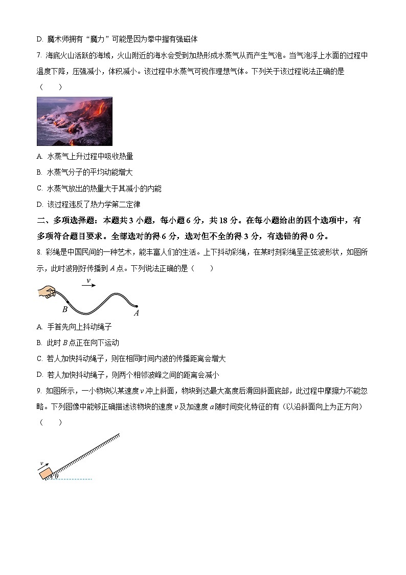 2024深圳宝安区高三上学期期末考试物理含解析第3页