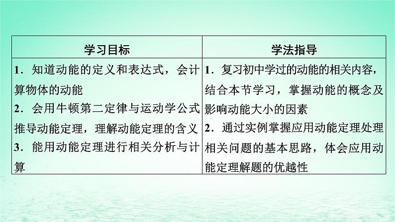 2024春高中物理第八章机械能守恒定律3动能和动能定理课件（人教版必修第二册）02