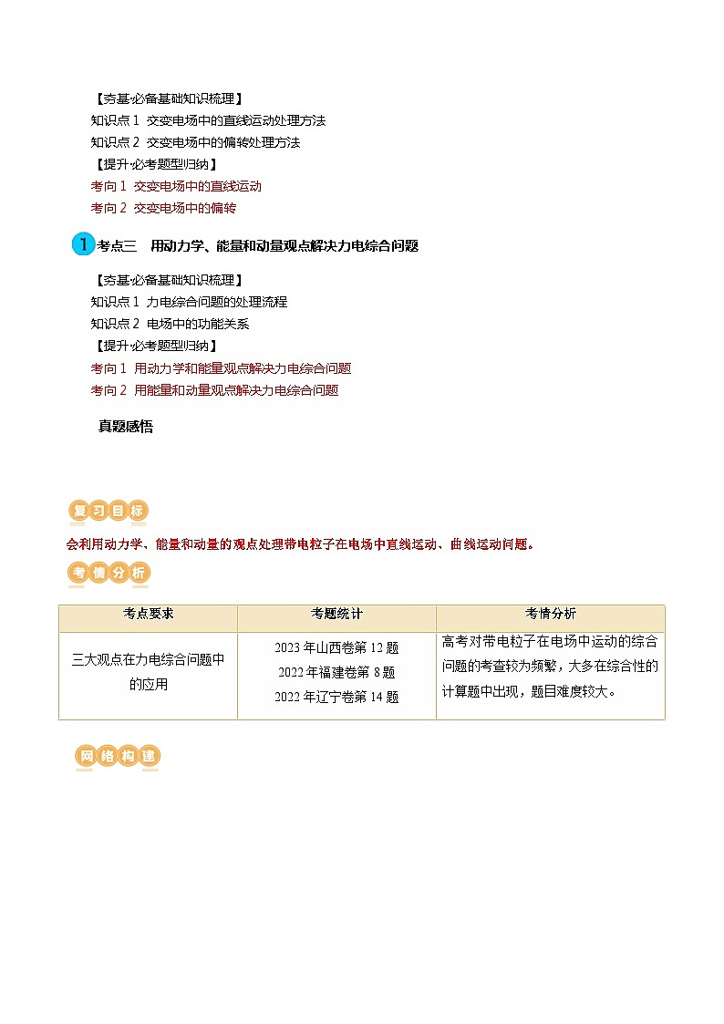 最新高考物理一轮复习【讲通练透】 第40讲 带电粒子在电场中运动的综合问题（讲通）02