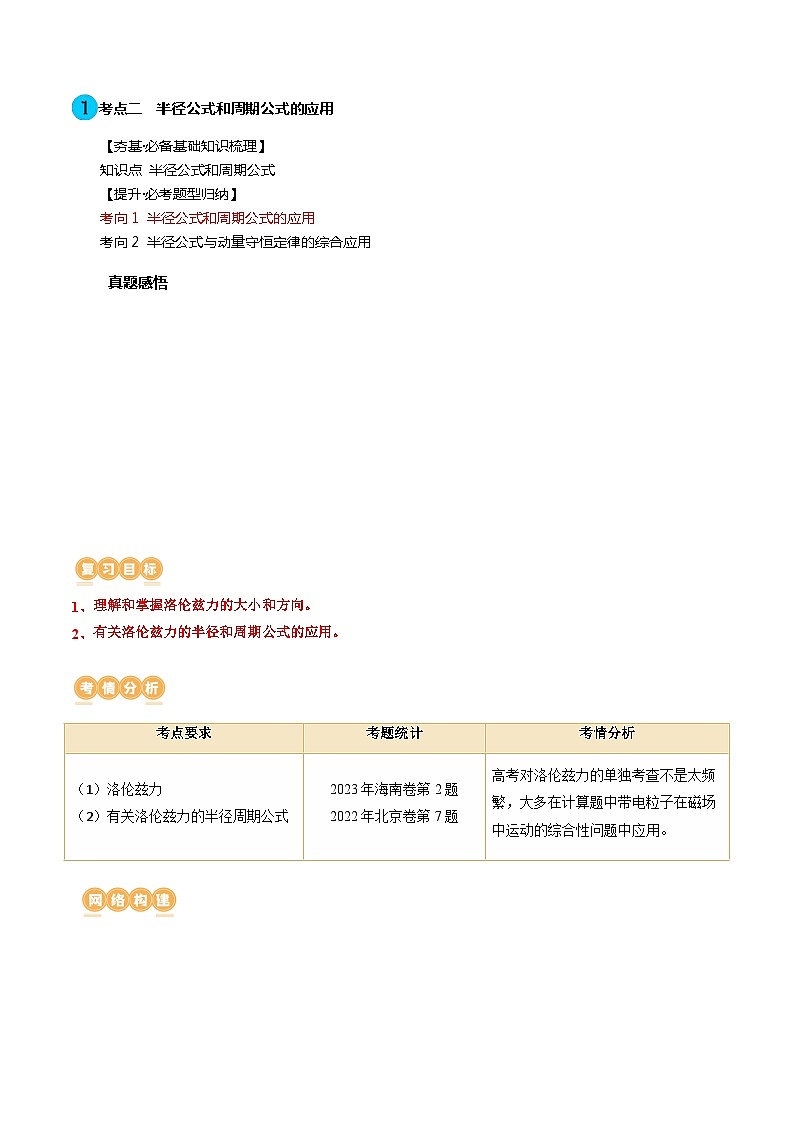 最新高考物理一轮复习【讲通练透】 第50讲 磁场对运动电荷的作用（讲通）02