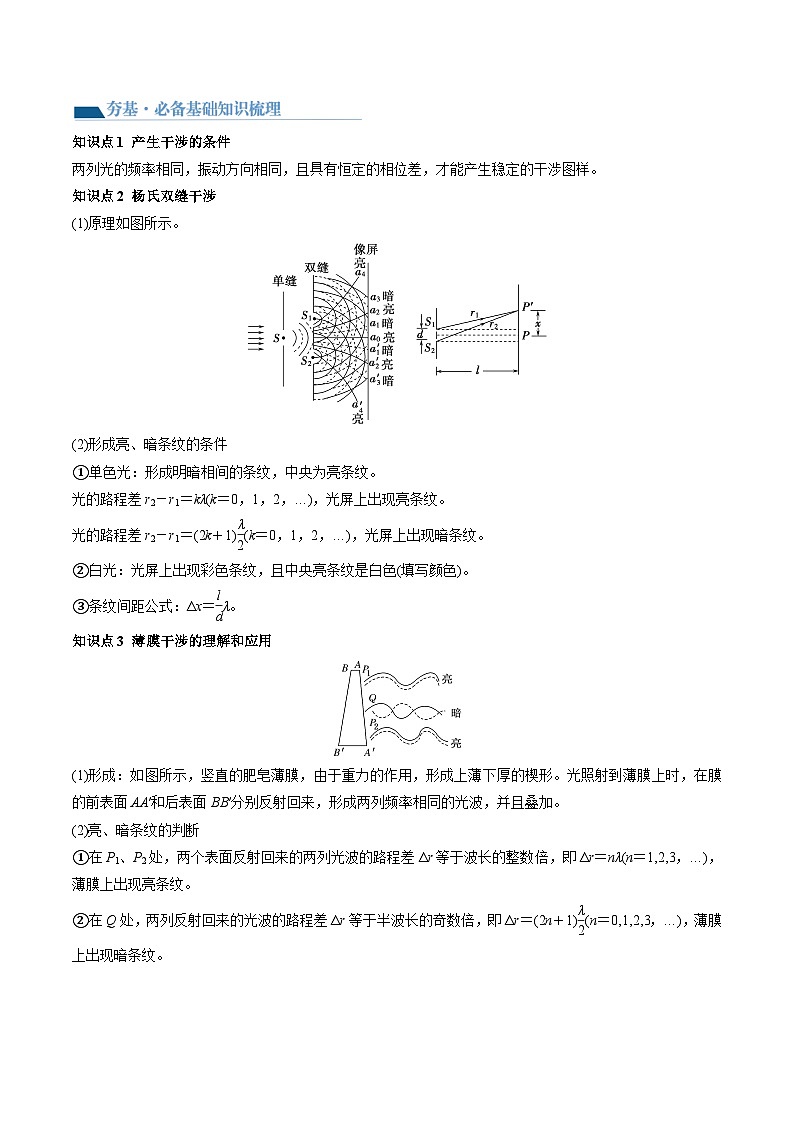 最新高考物理一轮复习【讲通练透】 第63讲 光的波动性 电磁波（讲通）03
