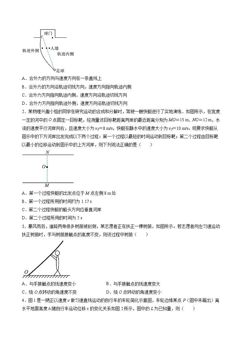 最新高考物理一轮复习【讲通练透】 第四章 曲线运动（测试）02