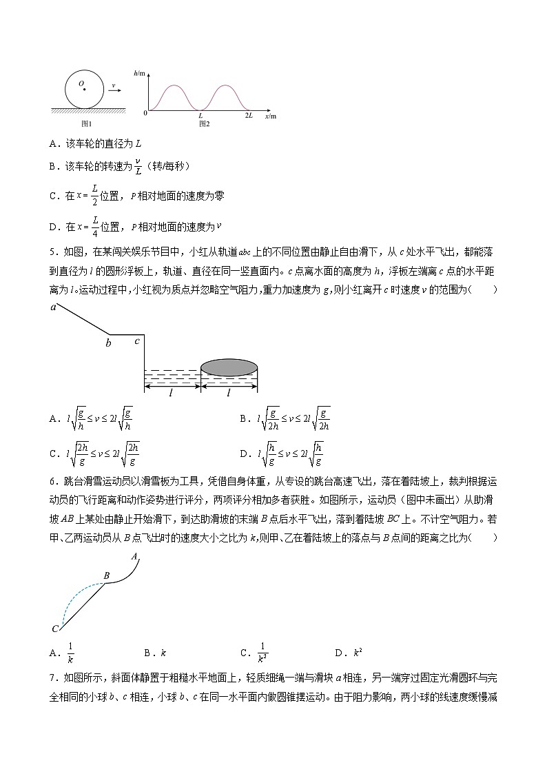 最新高考物理一轮复习【讲通练透】 第四章 曲线运动（测试）03