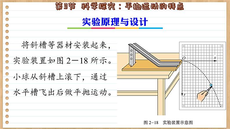 鲁科版高中物理必修第二册 第2章  第3节  科学探究：平抛运动的特点  PPT课件06