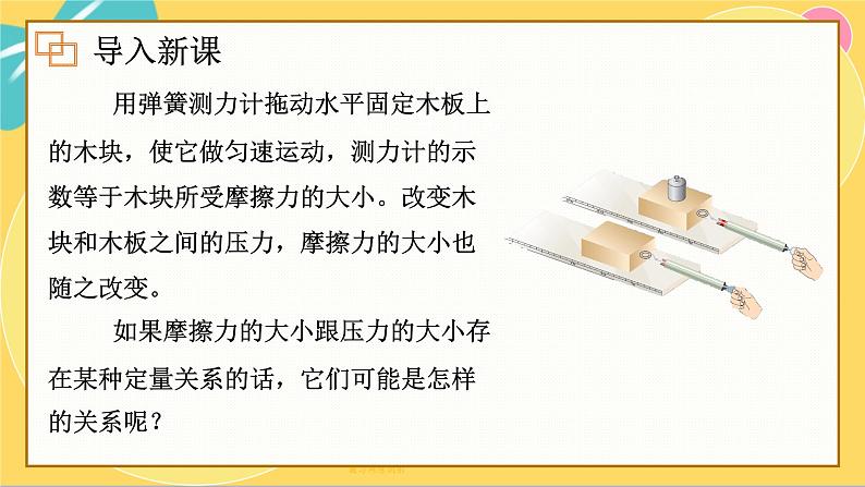 人教版高中物理必修第一册 3.2 摩擦力 PPT课件第2页