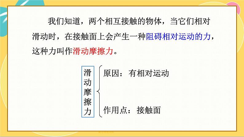 人教版高中物理必修第一册 3.2 摩擦力 PPT课件第3页