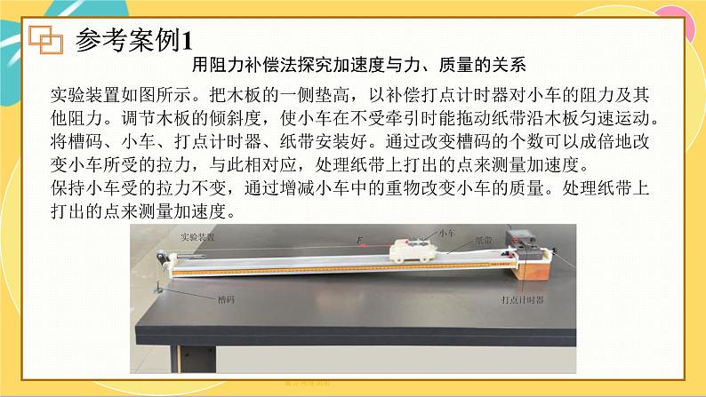 人教版高中物理必修第一册 4.2 实验：探究加速度与力、质量的关系 PPT课件08