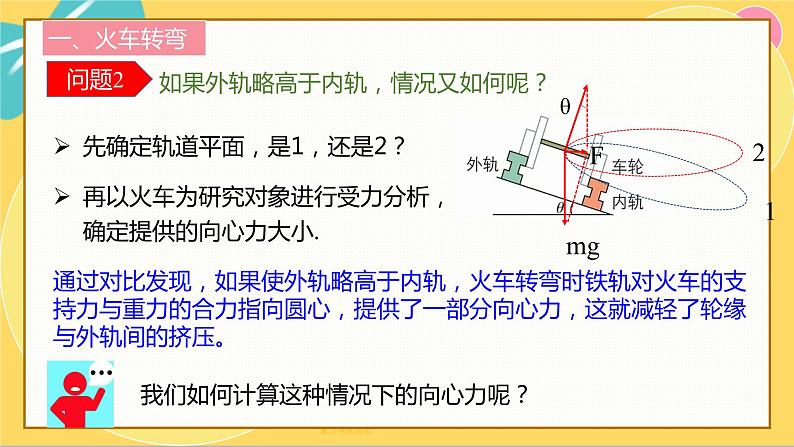 人教版高中物理必修第2册 6.4生活中的圆周运动 PPT课件 +学案08