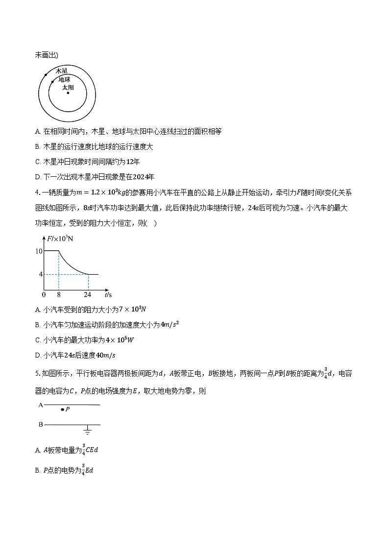2023-2024学年广东省高三（下）百日冲刺联合学业质量监测物理试卷（含解析）02