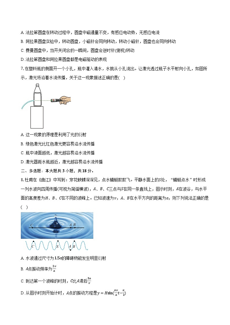 2023-2024学年吉林省延边州高三（下）一模质量检测物理试卷（含解析）03