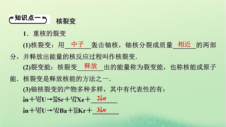 2024春高中物理第五章原子核4核裂变与核聚变课件（人教版选择性必修第三册）第5页