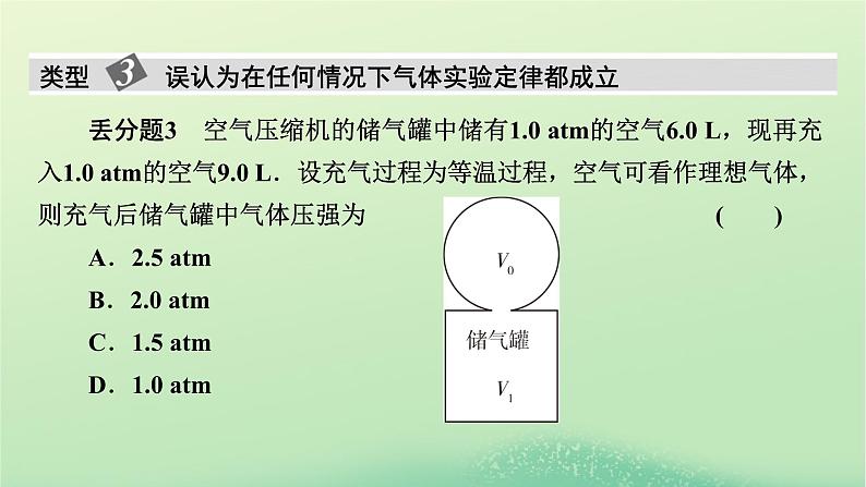 2024春高中物理第二章气体液体和固体本章易错题归纳课件（粤教版选择性必修第三册）第6页