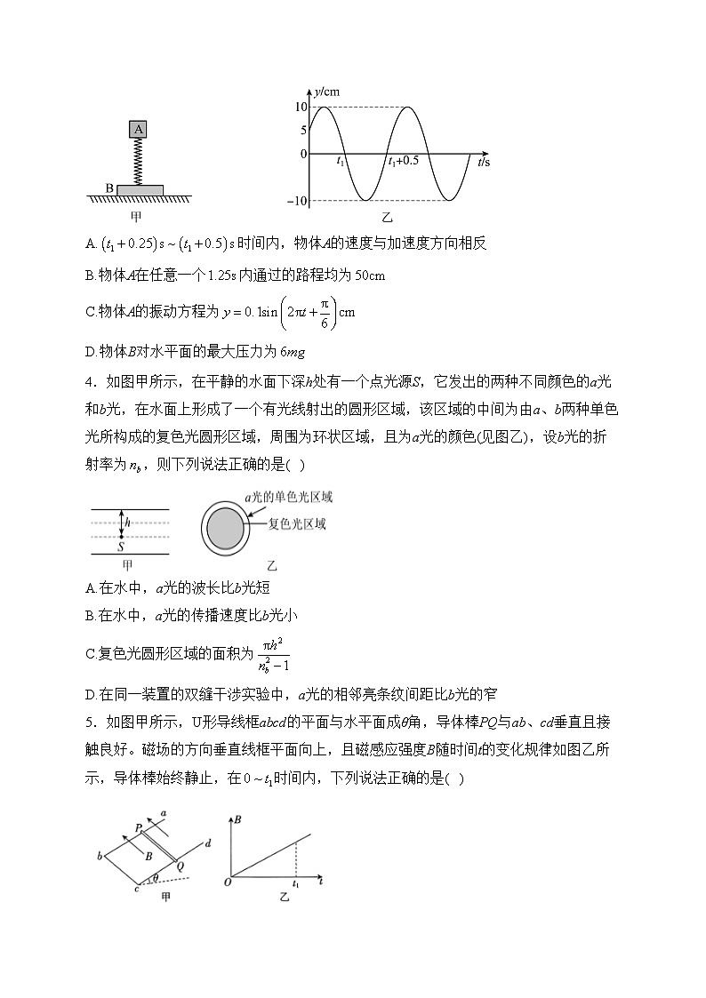 河北省名校2024届高三下学期开学联考物理试卷(含答案)02