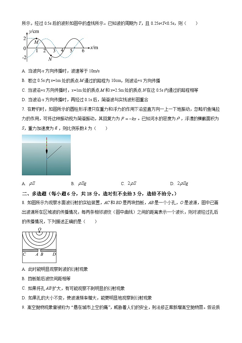 江西省新余市第一中学2023-2024学年高二下学期（2月）开学考试物理试卷（Word版附解析）03