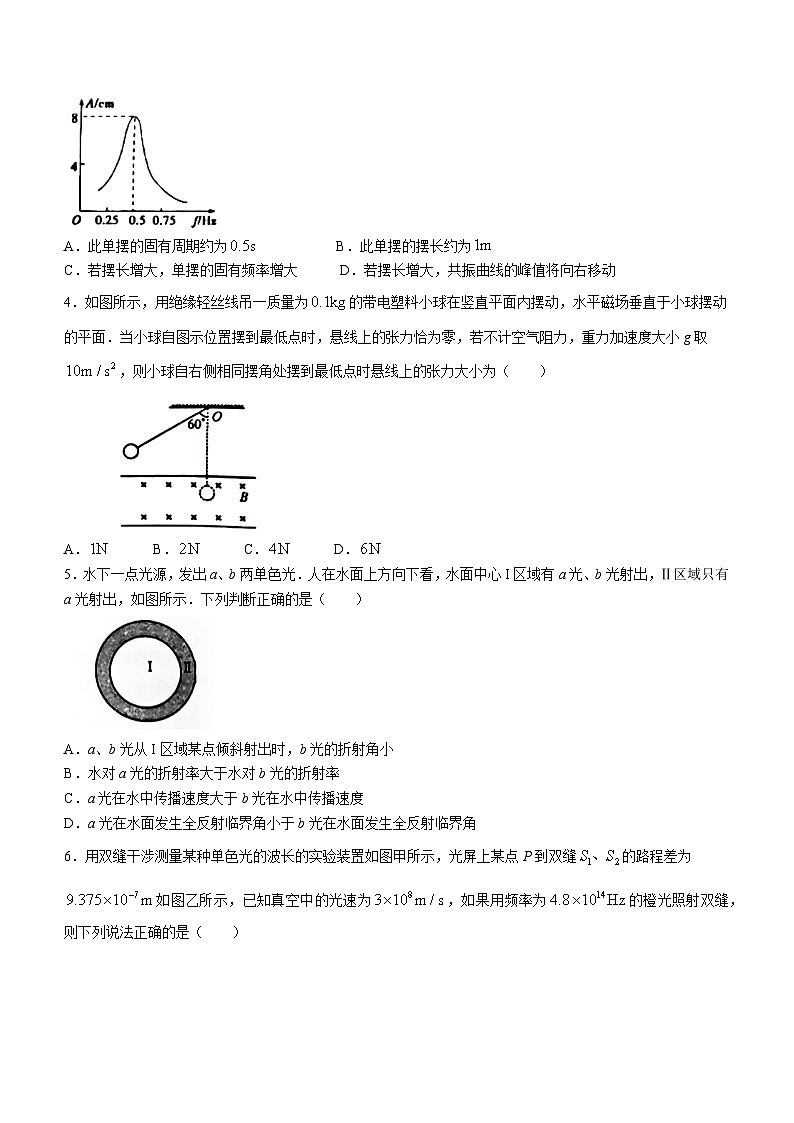 辽宁省朝阳市建平县实验中学2023-2024学年高二上学期2月期末考试物理试题02