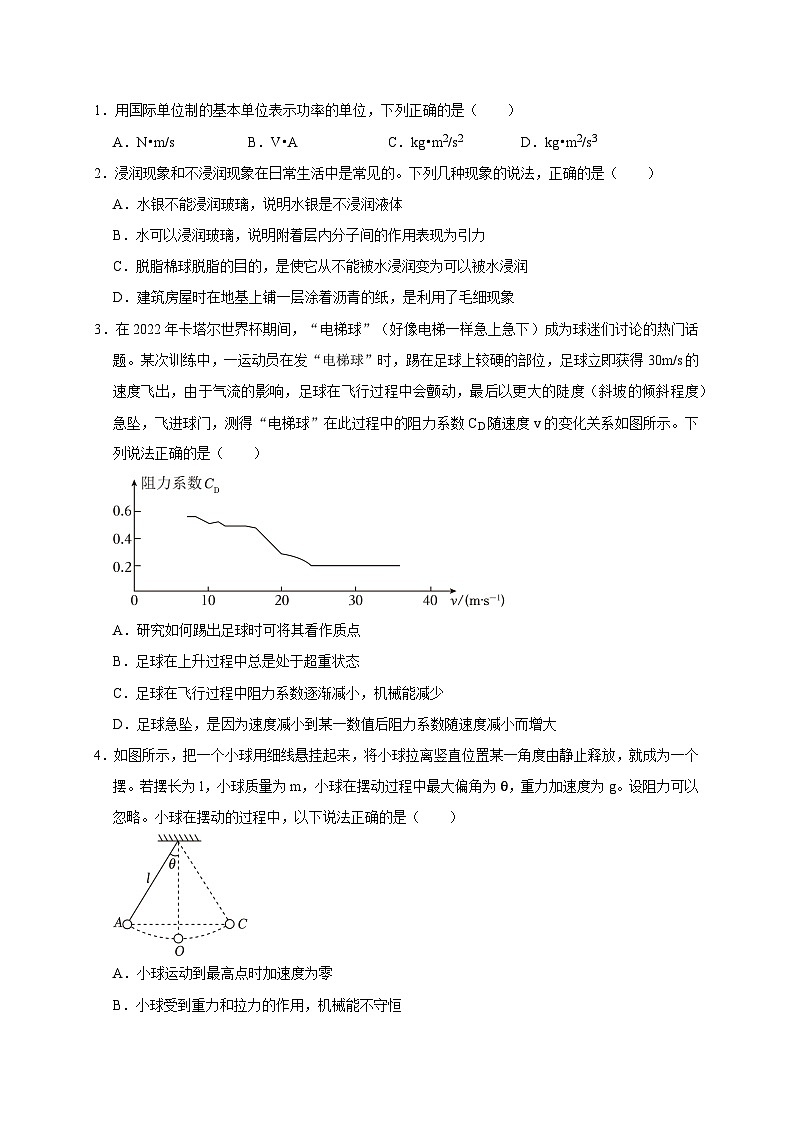 2024年高考物理考前信息必刷卷02（浙江专用）（考试版）第2页