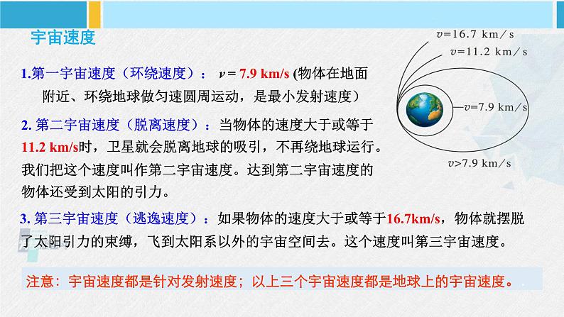 人教版2019必修第二册高中物理同步课件 7.4宇宙航行(课件)第8页