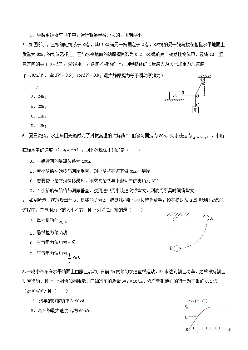 2024届黑龙江省佳木斯市第一中学等四校高三上学期期中联考物理试题（Word版）第2页