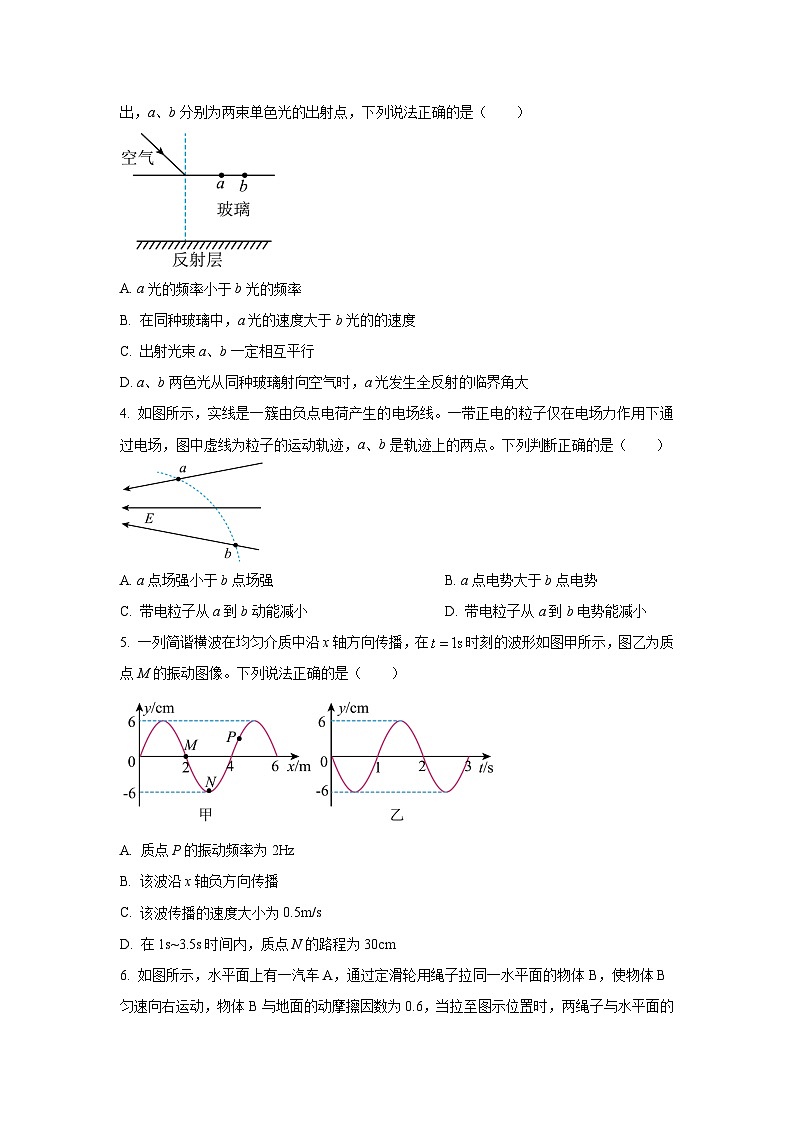 2024届黑龙江省铁力市马永顺中学高三上学期期末考试物理试题（Word版）第2页