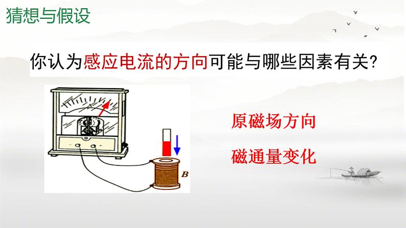 人教版高中物理实验教学课件  楞次定律05