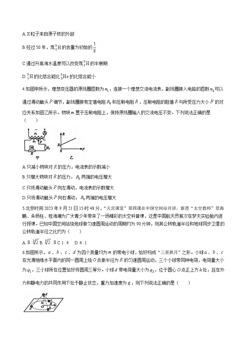 2024届辽宁省实验中学等名校高三下学期3月份联合考试物理试题（解析版）第2页