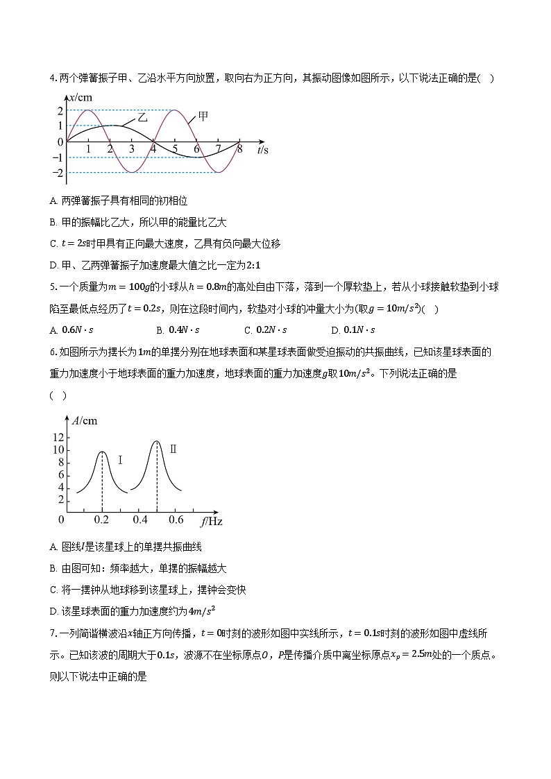 2023-2024学年安徽省宿州市泗县第一中学高二（下）开学考试物理试卷（含解析）02