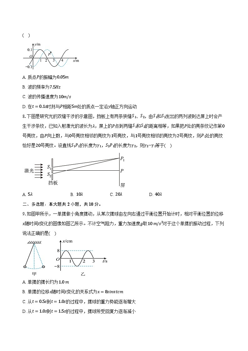2023-2024学年安徽省宿州市泗县第一中学高二（下）开学考试物理试卷（含解析）03