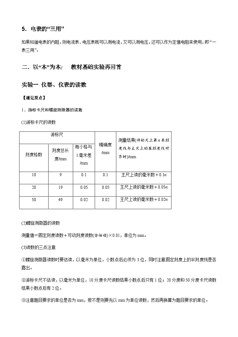 专题6.2 电学实验通性通法讲解-2023届高考物理二、三轮复习总攻略03