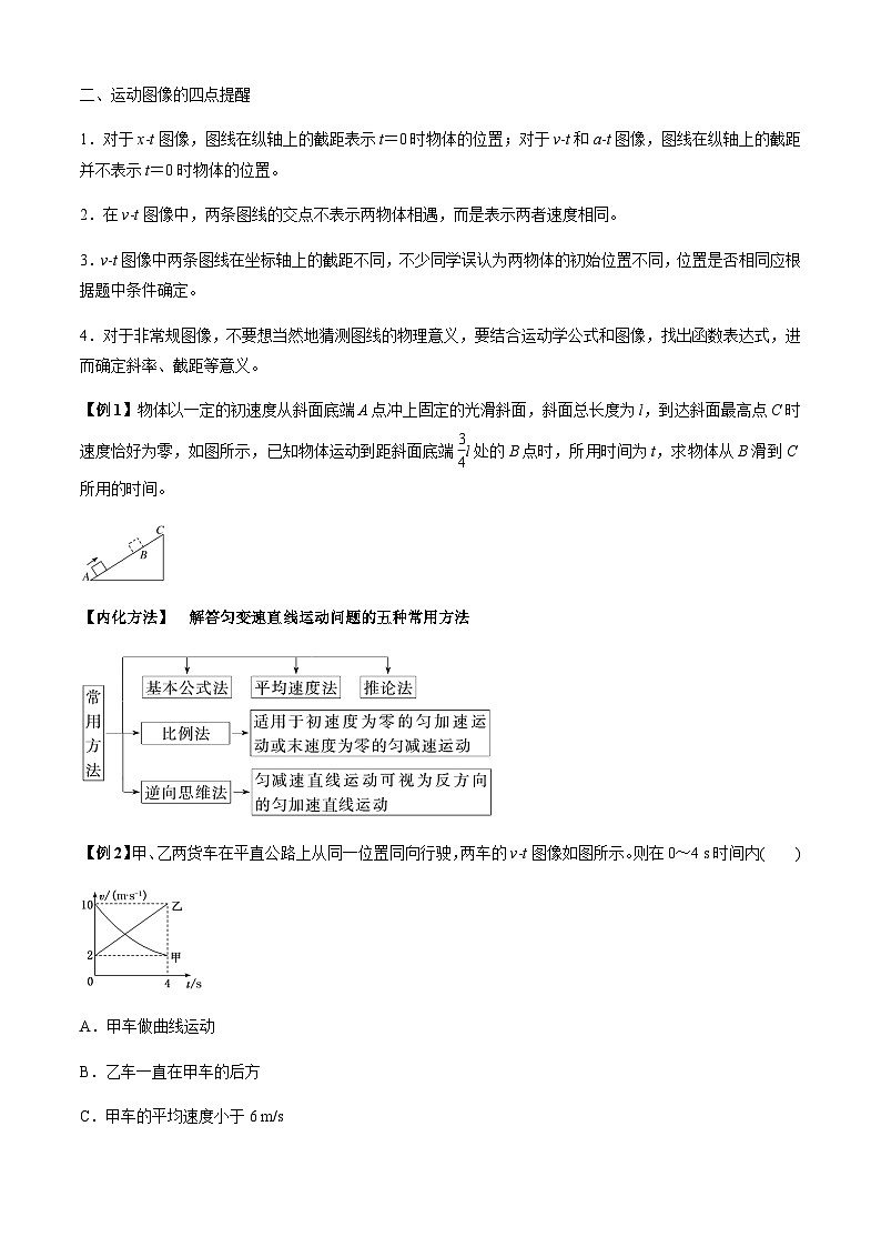 专题2.2 力与直线运动-2023届高考物理二、三轮复习总攻略02