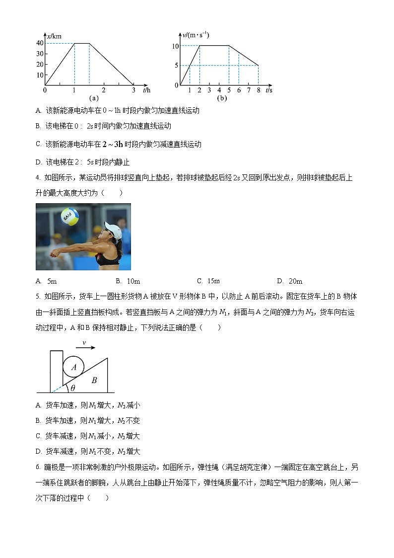 广东省潮州市饶平县第二中学2023-2024学年高一下学期（2月）期初检测物理试题（原卷版+解析版）02