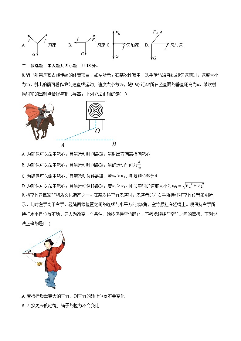 2023-2024学年湖北省新高考联考协作体高一（下）开学考试物理试卷（含解析）第3页
