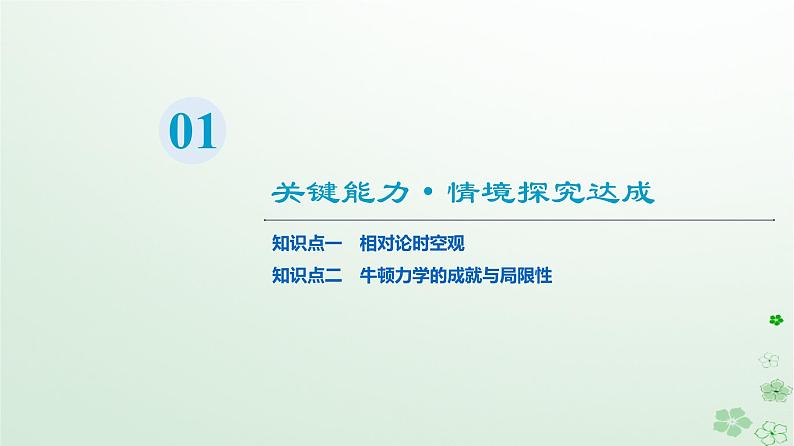 2024春高中物理第7章万有引力与宇宙航行5.相对论时空观与牛顿力学的局限性课件（人教版必修第二册）第3页