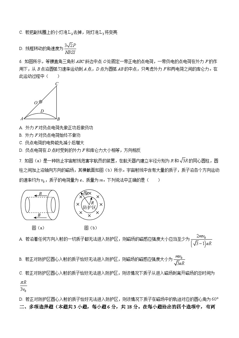 2024届河北省部分高中高三下学期一模物理试题03